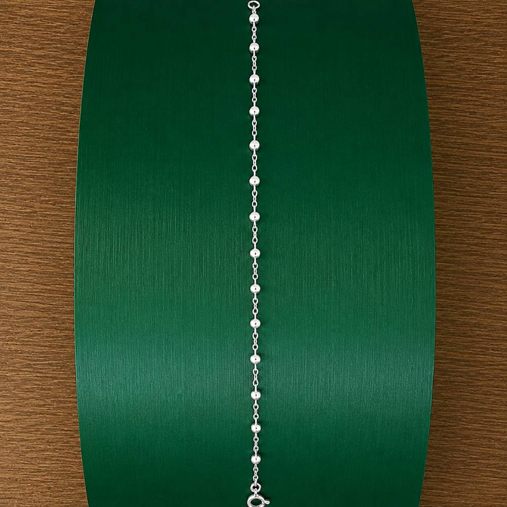 Pulseira Delicada Pedrinhas Branca